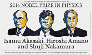 Winners of the 2014 Nobel Prize in Physics