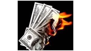 money burning